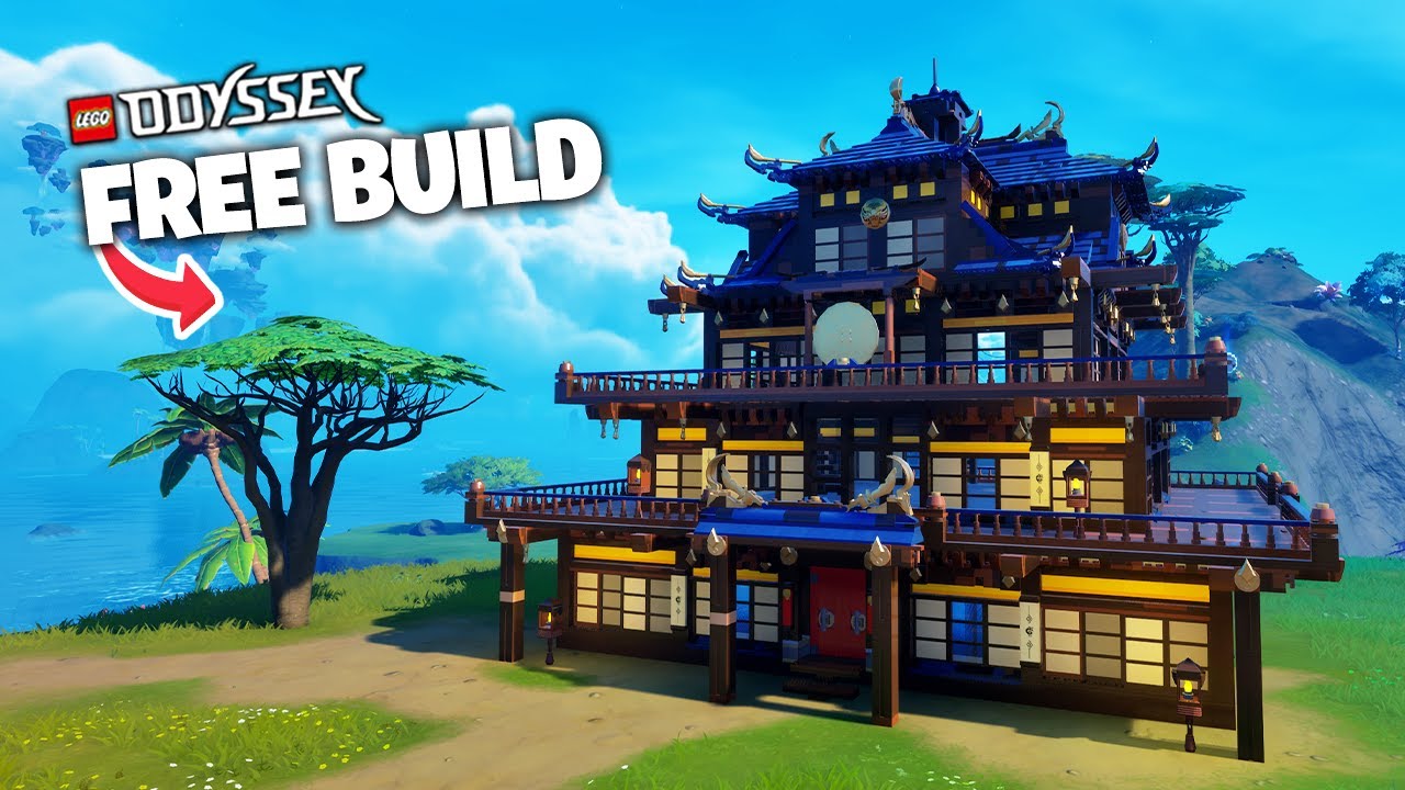 Как построить дом в стиле NINJAGO в LEGO Fortnite!
