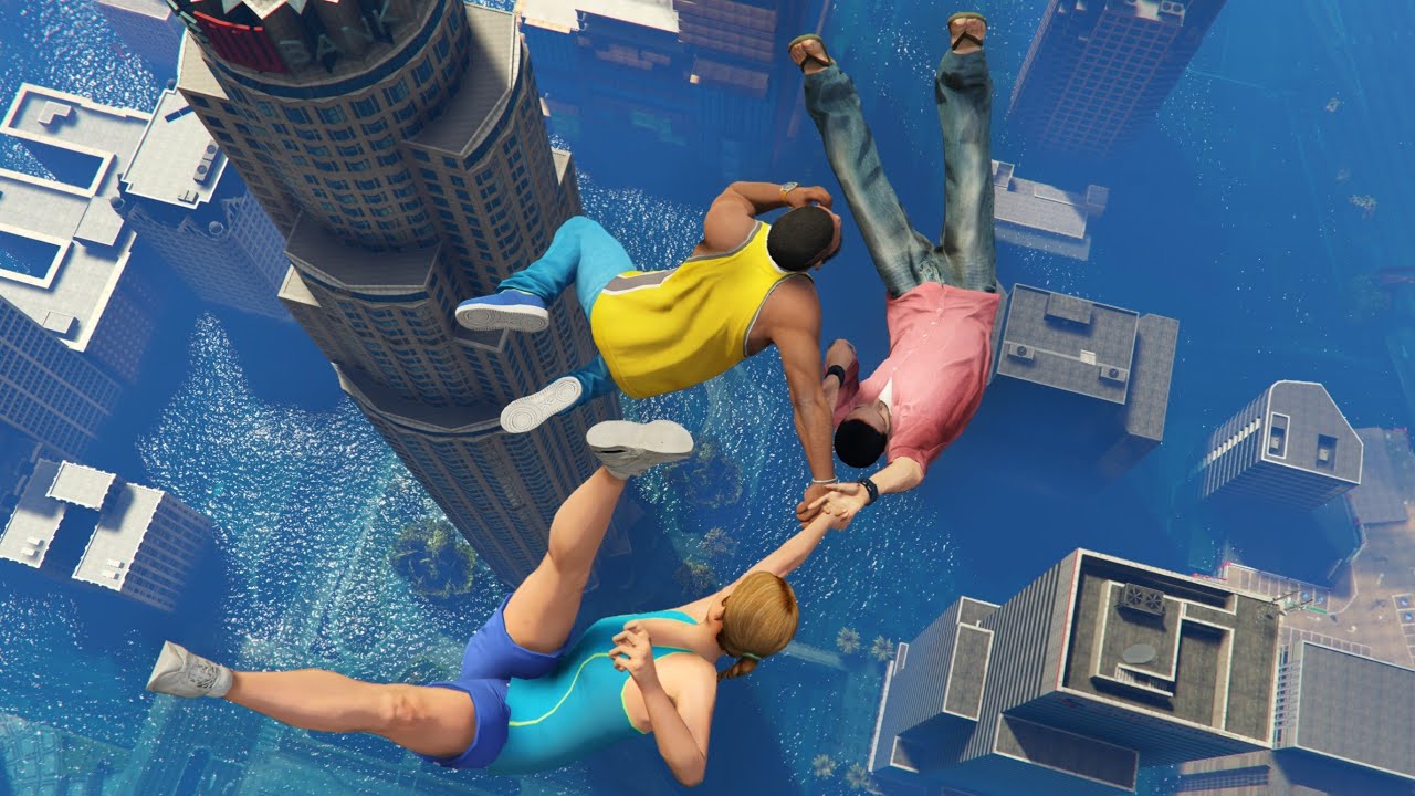 GTA 5 Water Fails/Falls episode #10 (Flooded Los Santos)