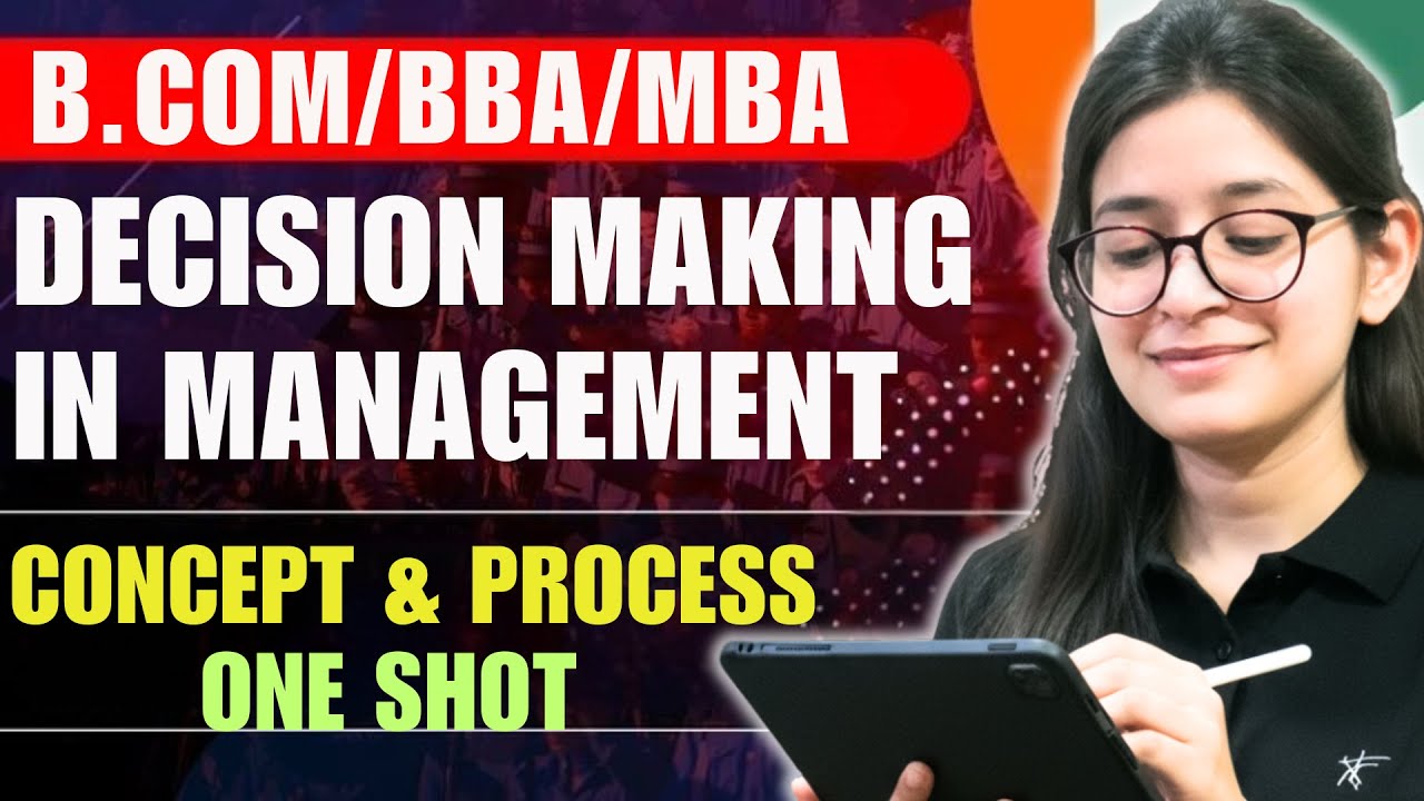 Decision Making In Management | Process Of Decision Making | Meaning | Features | B.Com/BBA/MBA