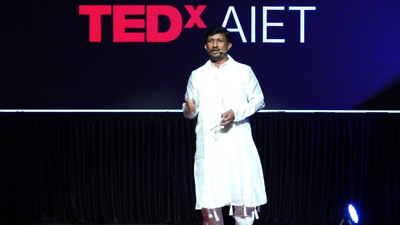 The Voice beyond Yakshagana | Patla Sathish Shetty | TEDxAIET