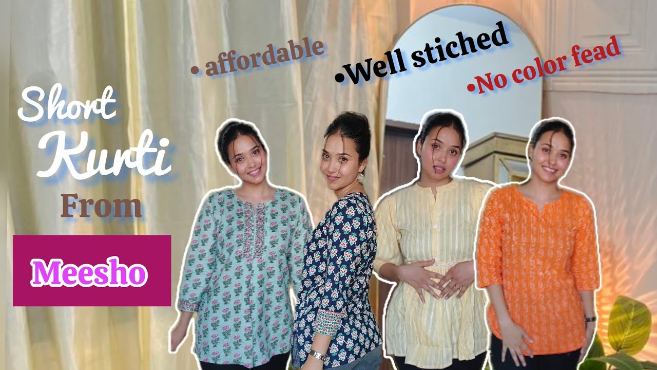 Must buy short kurtis💯🤌🙉#meesho #trending #viral #shortkurti #haul #affordable #shopping #meeshofind