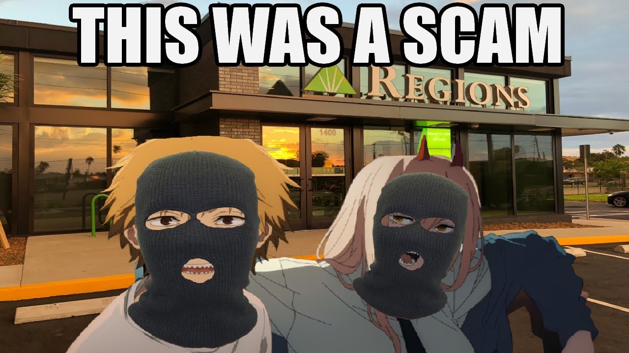 Chainsaw man but they rob a bank