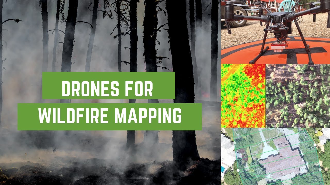 Drone monitoring of prescribed burns for forest management