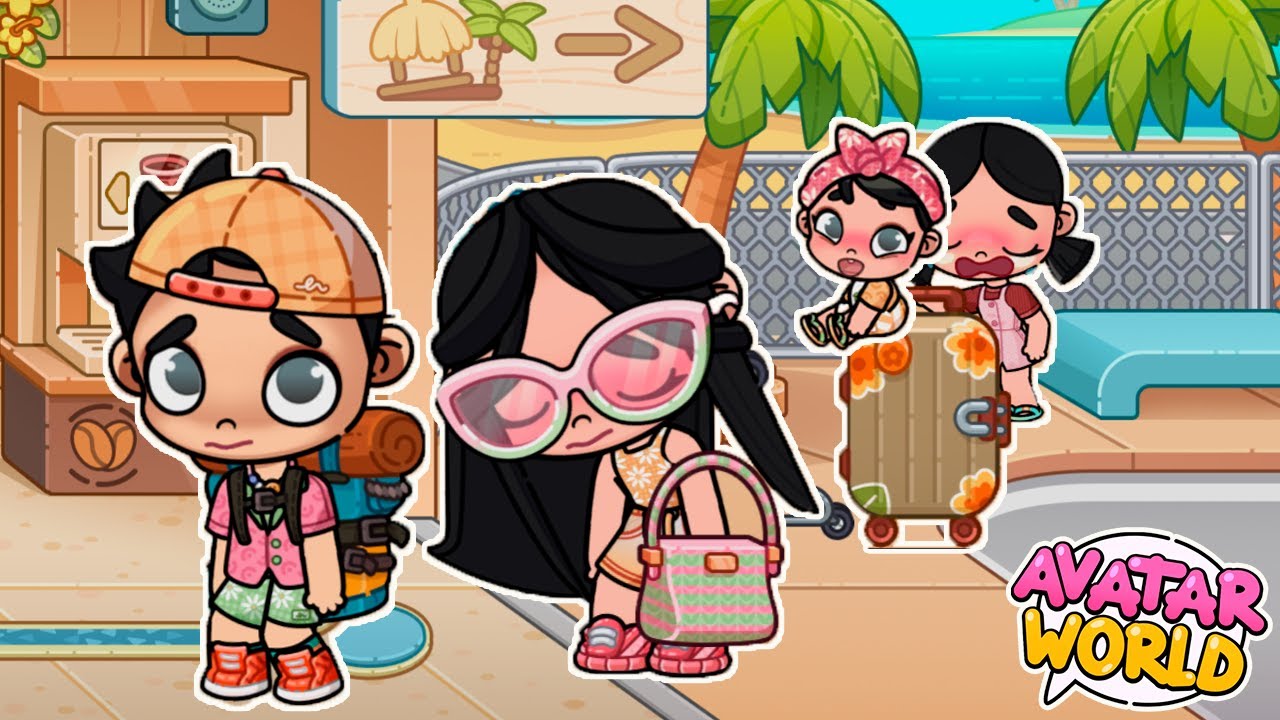 ¡¡ASI TERMINAN NUESTRAS VACACIONES😔😭 🌴🏖️!! en AVATAR WORLD *NALA💞
