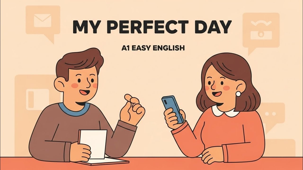 My Perfect Day in Easy English | Daily Routine (A1)