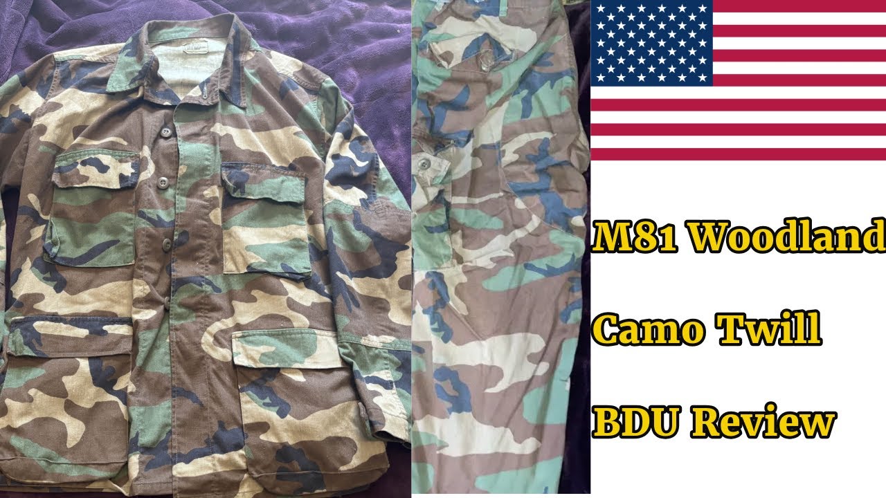 M81 Woodland Camo Twill BDU Review  (History & Review)