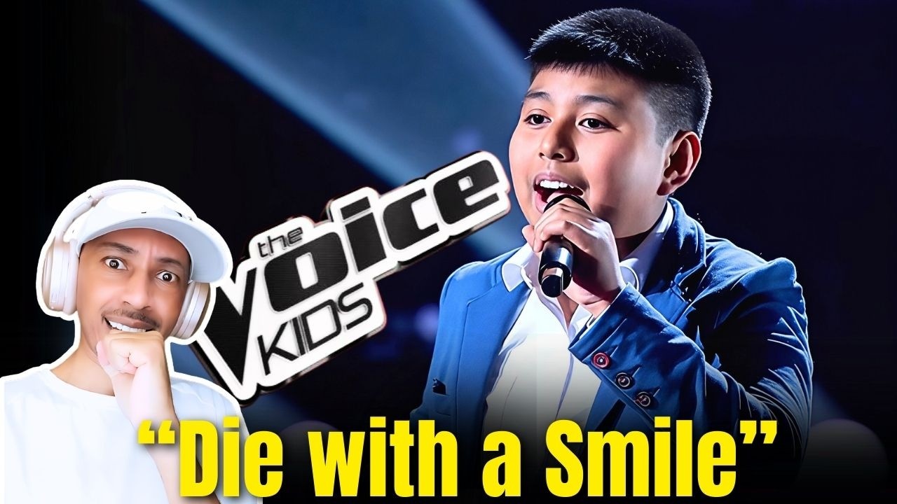 Angelo - Die with a Smile | The Voice Kids Italy | ZuluModo REACTION
