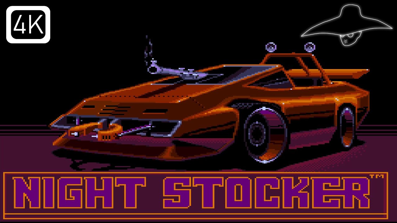 Night Stocker - 1986 Bally Sente - Obscure Arcade Game - 4K Full Loop Playthrough - Sinden Lightgun