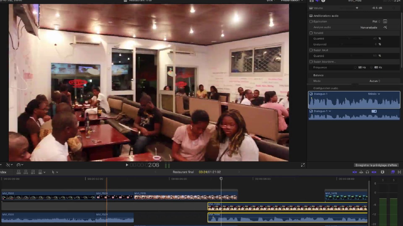 FCPX 10.3 #14. Mixage son Part1