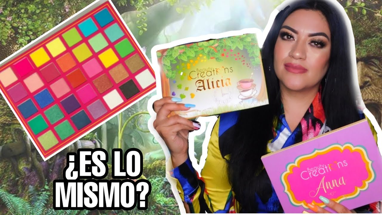 Nueva Paleta ALICIA Beauty Creations ¿ ES IGUAL ANNA ? Swatches y Comparaciones
