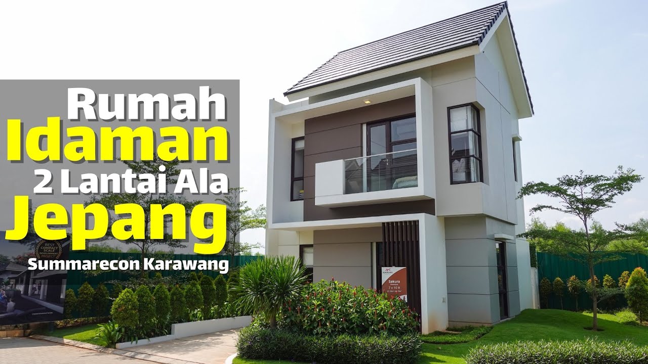 Rumah 2 Lantai Desain Ala Jepang! Summarecon Emerald Karawang