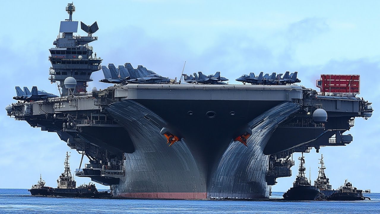США испытывают свой чудовищно мощный авианосец, чтобы превзойти новые китайские авианосцы