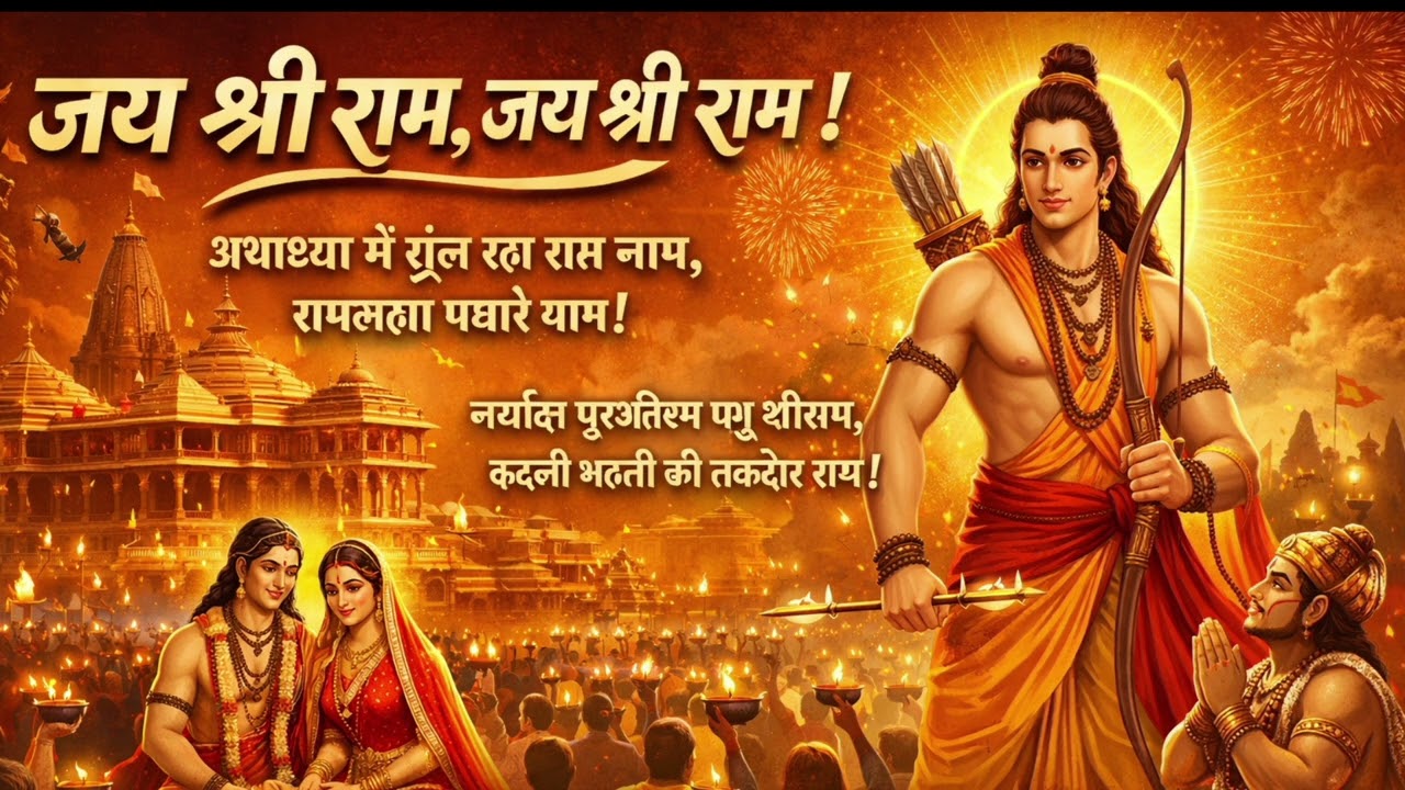 जय श्री राम 🙏 | Ram Bhajan 2026 | Ayodhya Ram Mandir Bhakti Song