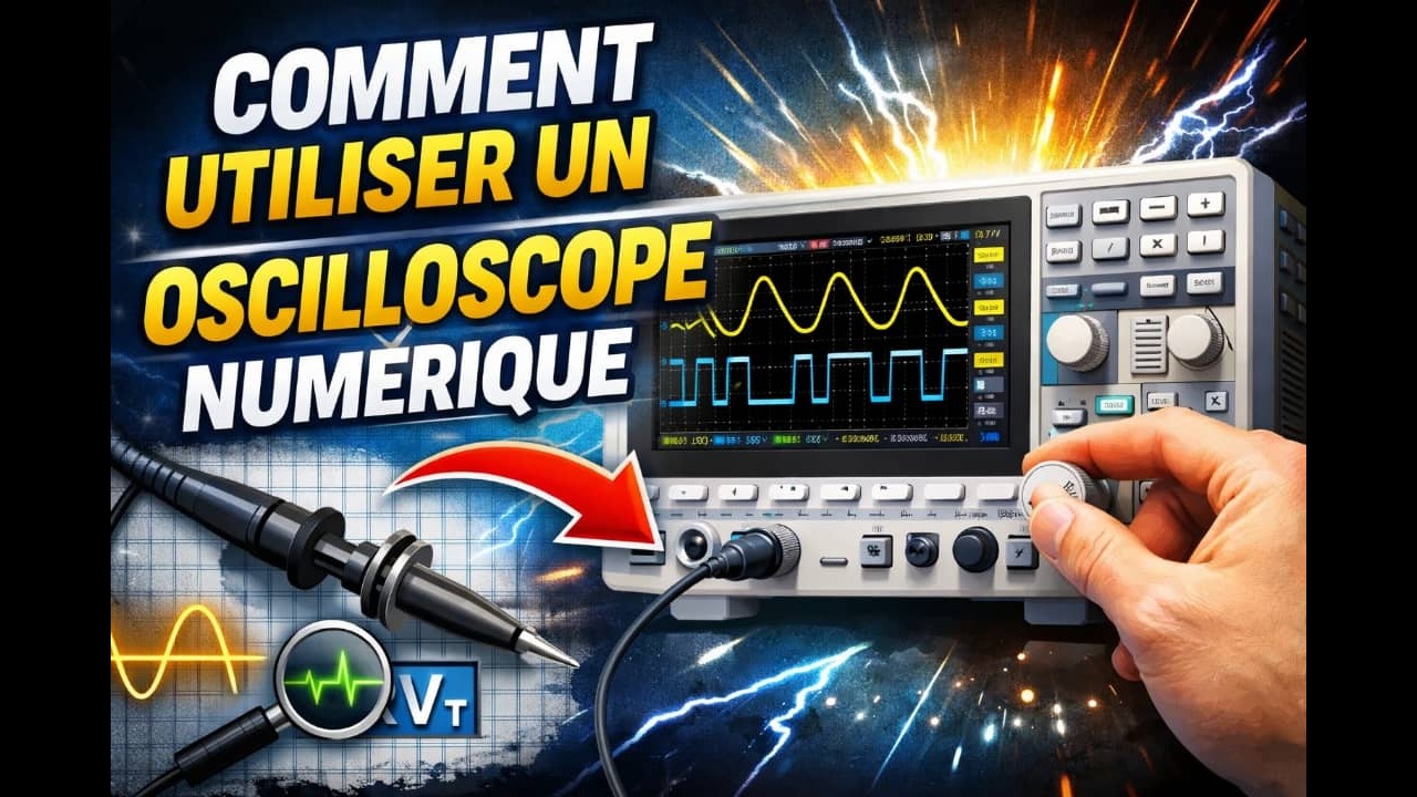 UTILISATION OSCILLOSCOPE NUMERIQUE