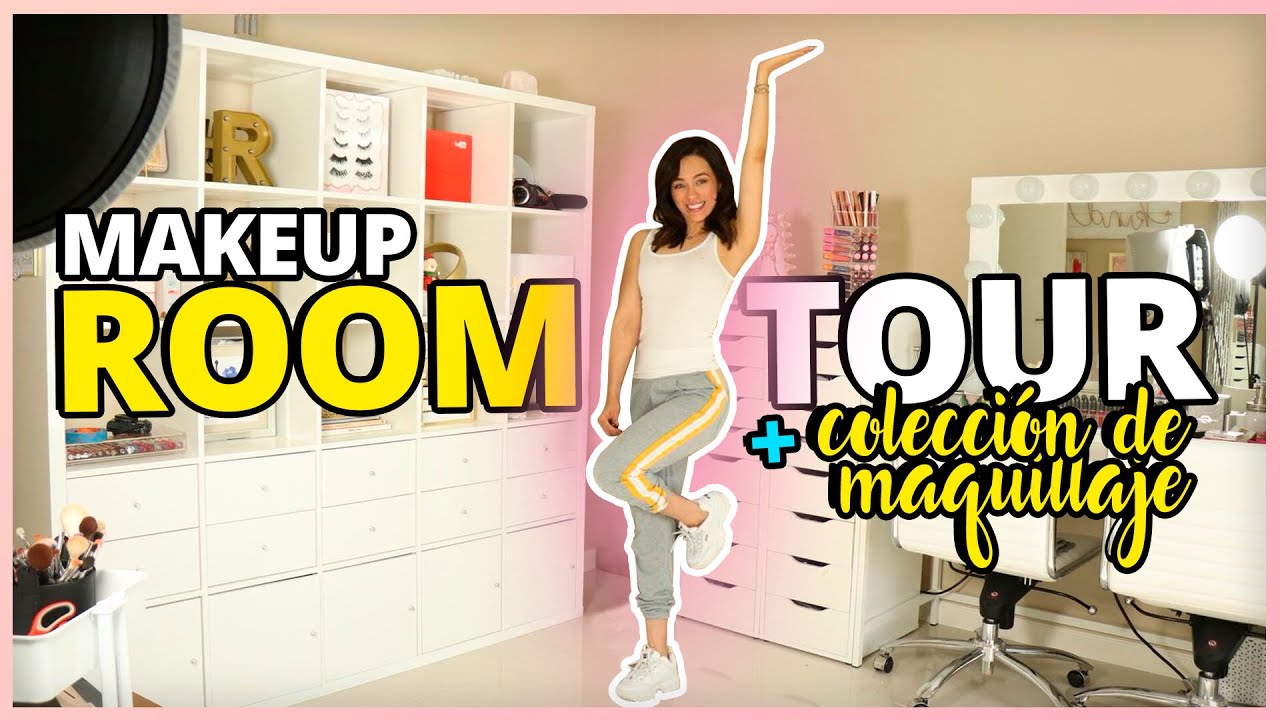 ROOM TOUR + COLECCION DE MAQUILLAJE ACTUALIZADA! | 2018