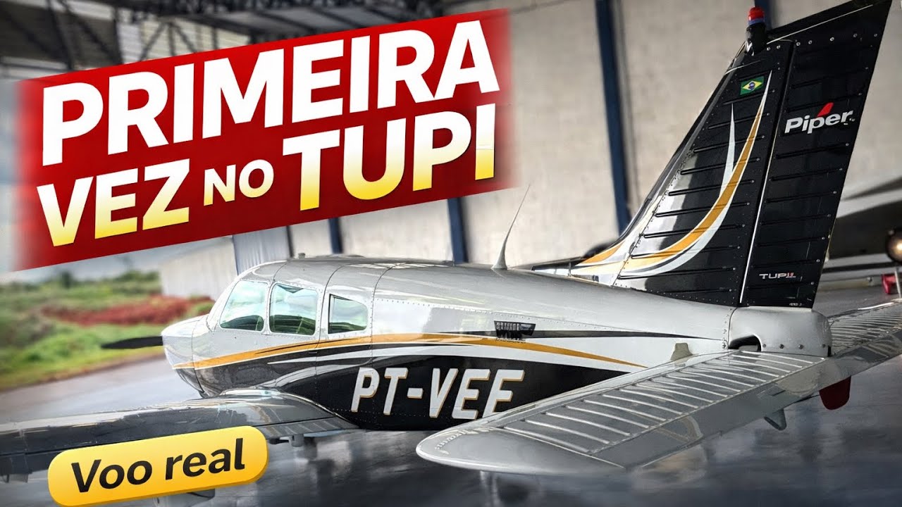 Como é voar o TUPI pela primeira vez? ✈️ (Voo real com FONIA)