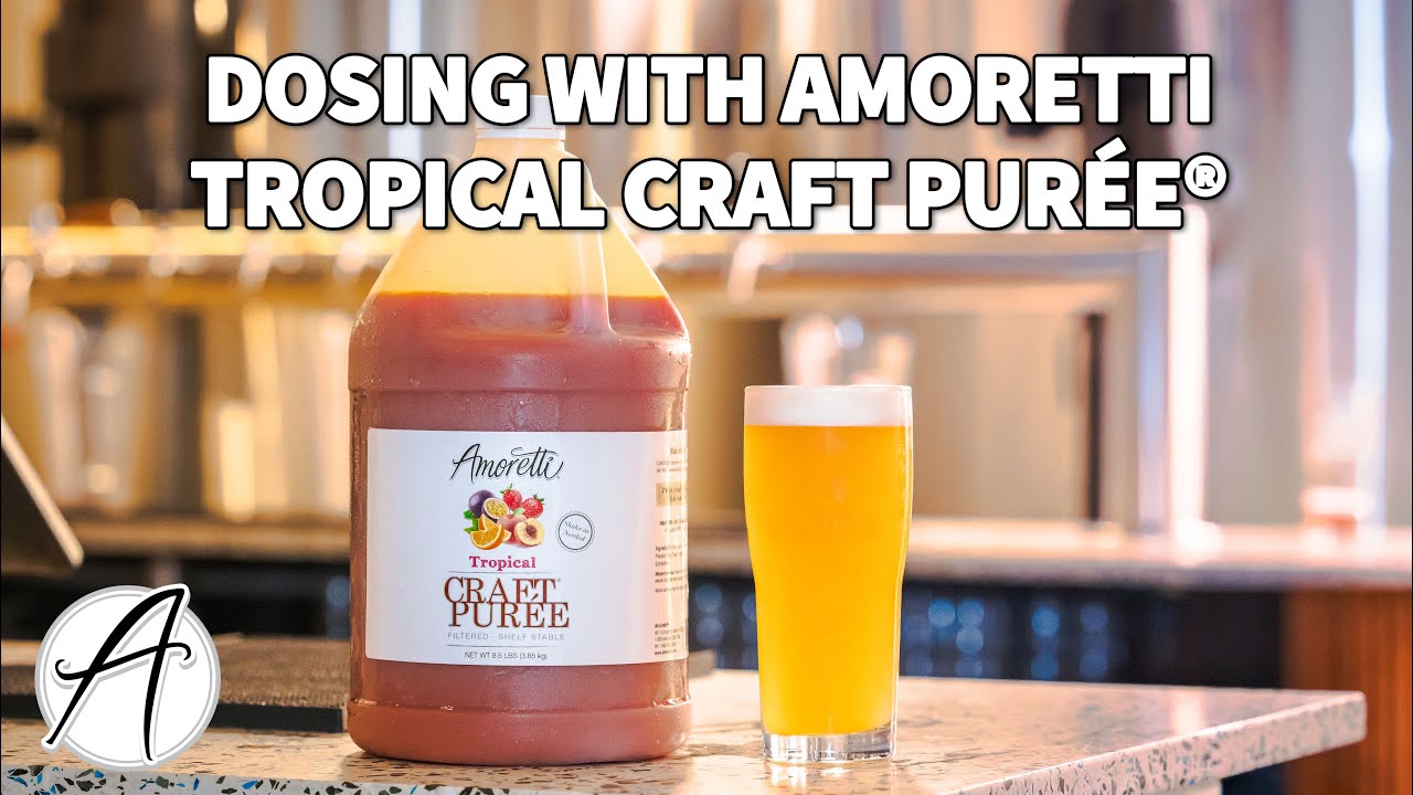 Dosing with Amoretti Tropical Craft Purée®