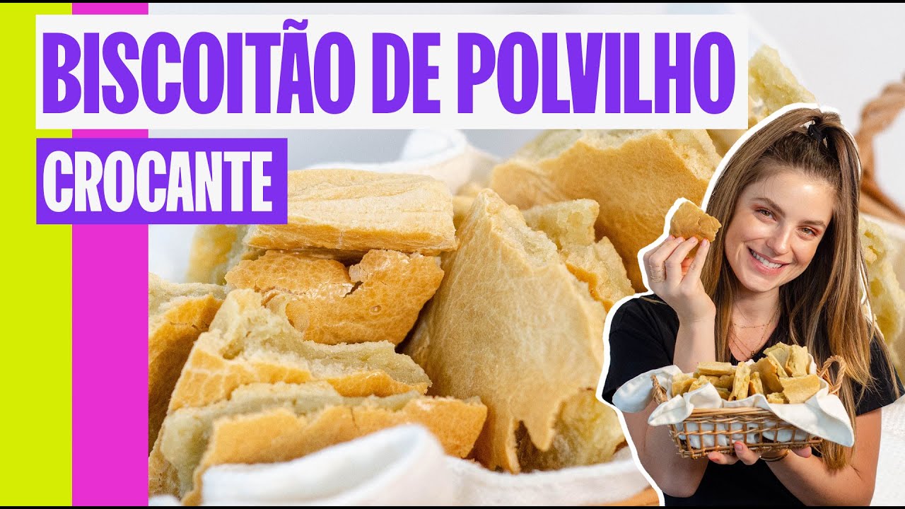 BISCOITÃO DE POLVILHO SIMPLES, SEM GLÚTEN E SEM LACTOSE