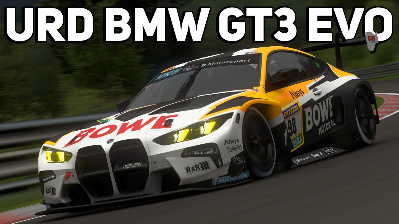 НОВЫЙ URD BMW M4 GT3 Evo для AC!!