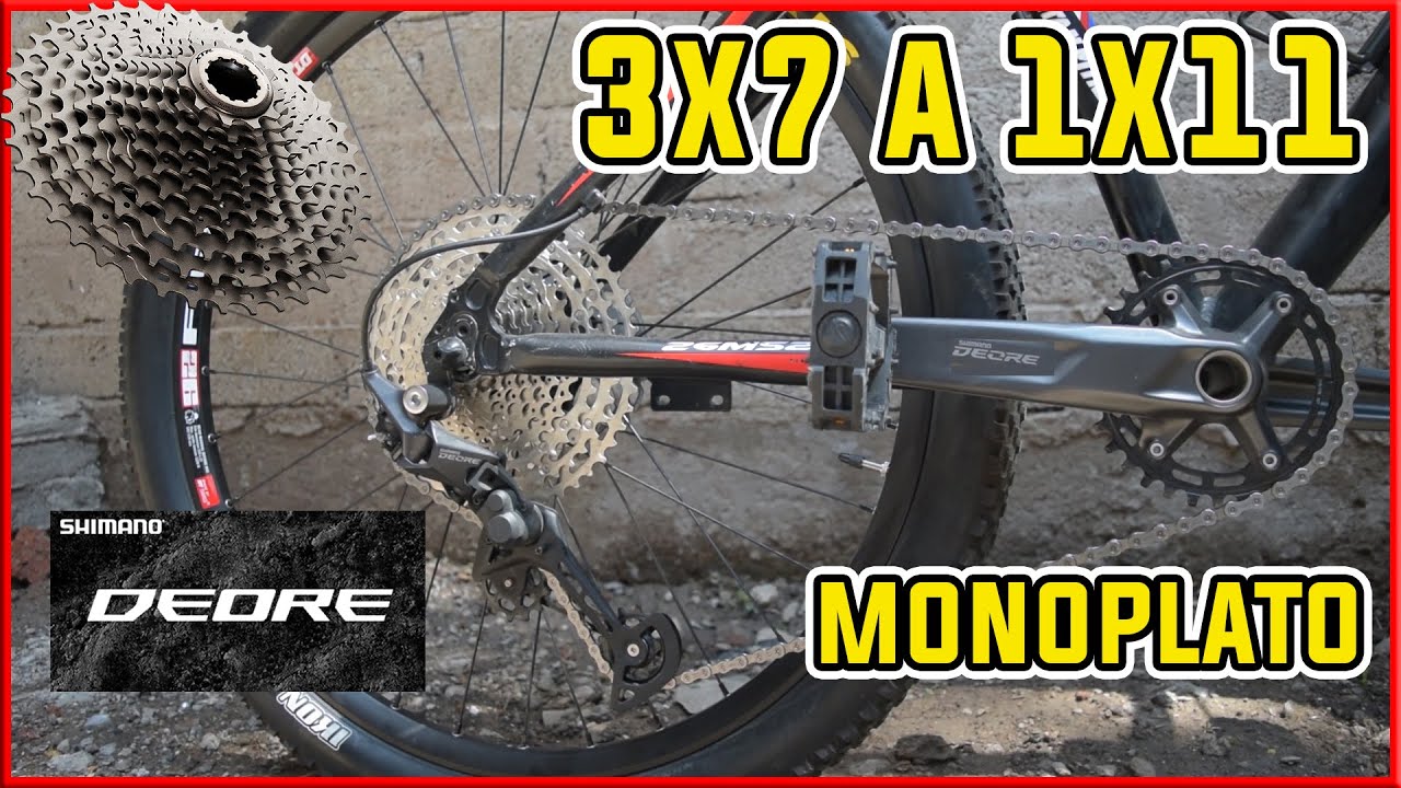 CONVERSIÓN 3X7 A 1X11 - Cassette 11-51T