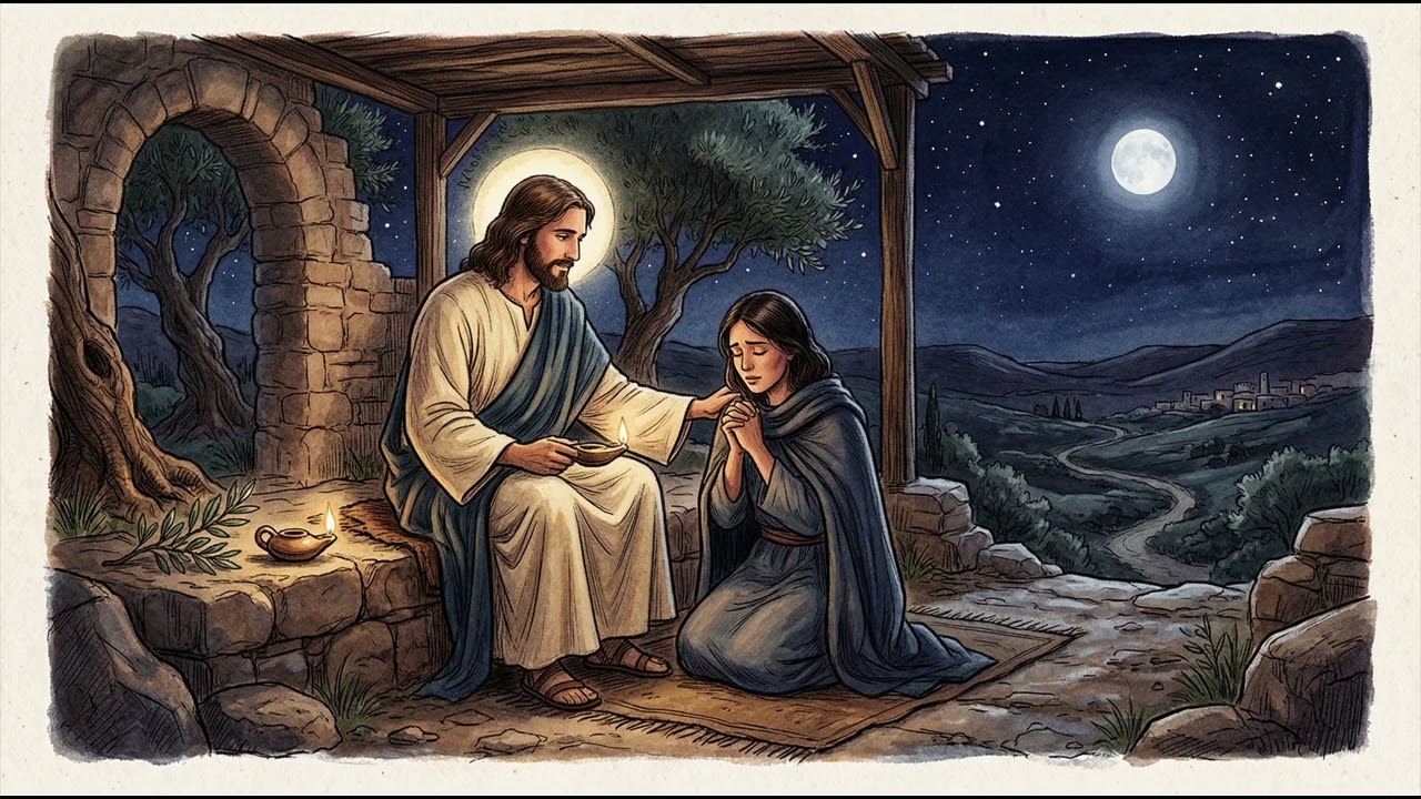 ORAÇÃO DA NOITE | ORAÇÃO PARA DORMIR | DESCANSE EM DEUS