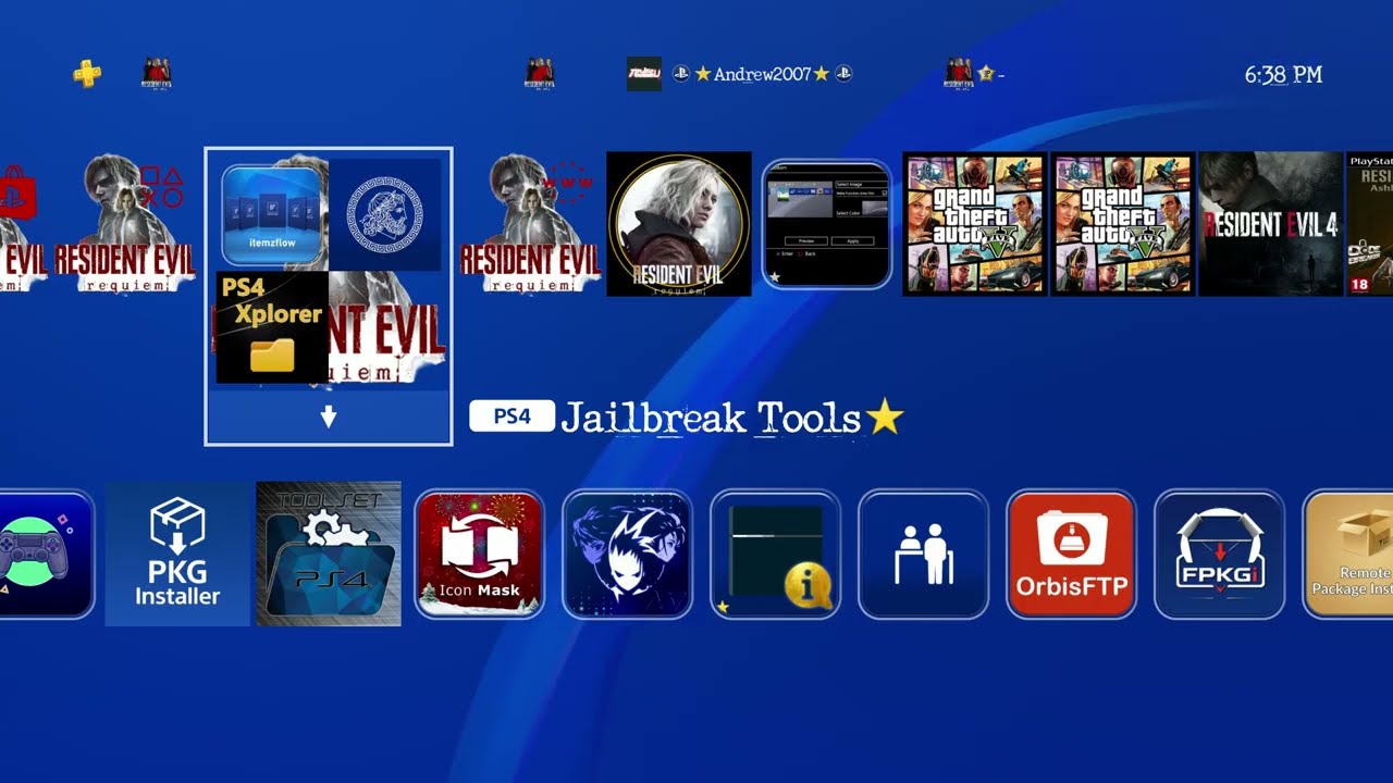PS4 Jailbreaks - Resident Evil Requiem (RE9) Theme Version 2