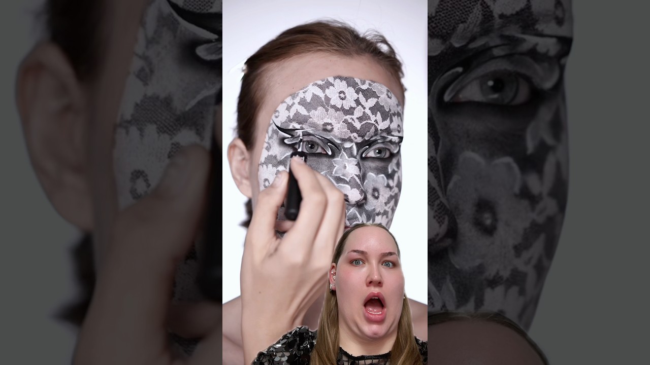 пробуем LACE FACE на Хэллоуин! 🎭🎃