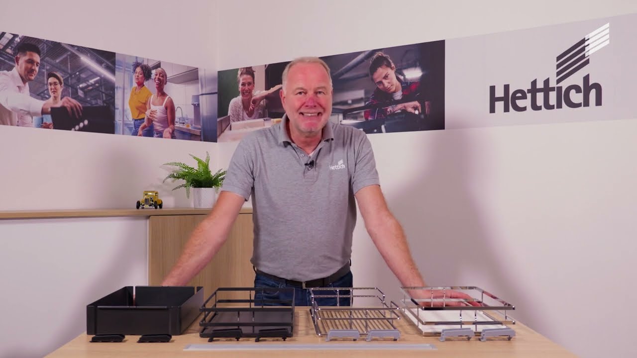 Paul explains: Olona tall unit pot-and-pan drawer assembly | Hettich