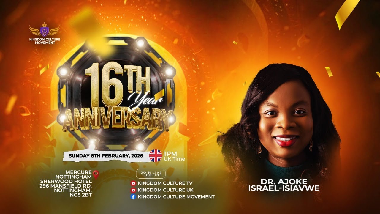 Kingdom Culture 16th Anniversary | Day Two | Dr Ajoke Israel-Isiavwe | 08/02/2026