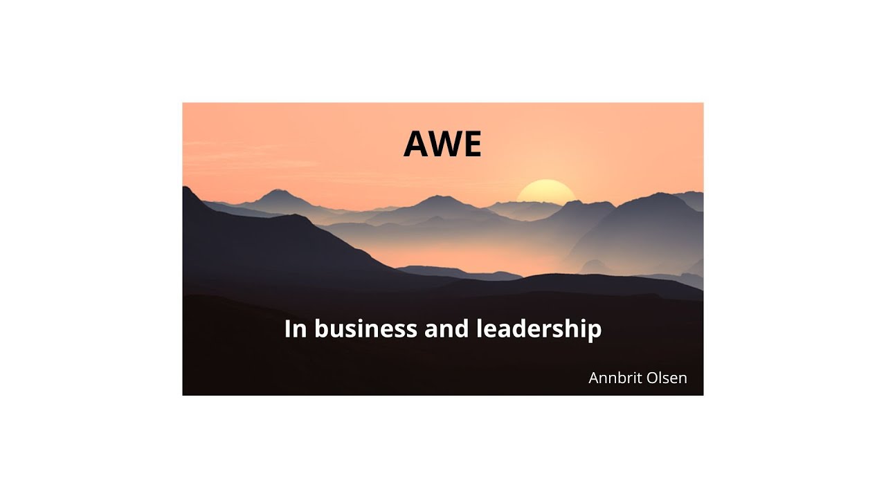 Awe in business and leadership - interview with J. Mike Smith