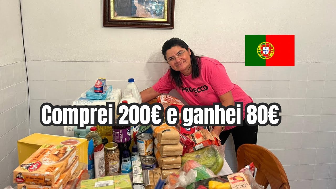 Comprei 200€ no Mercado e Ganhei 80€ de Volta🇵🇹