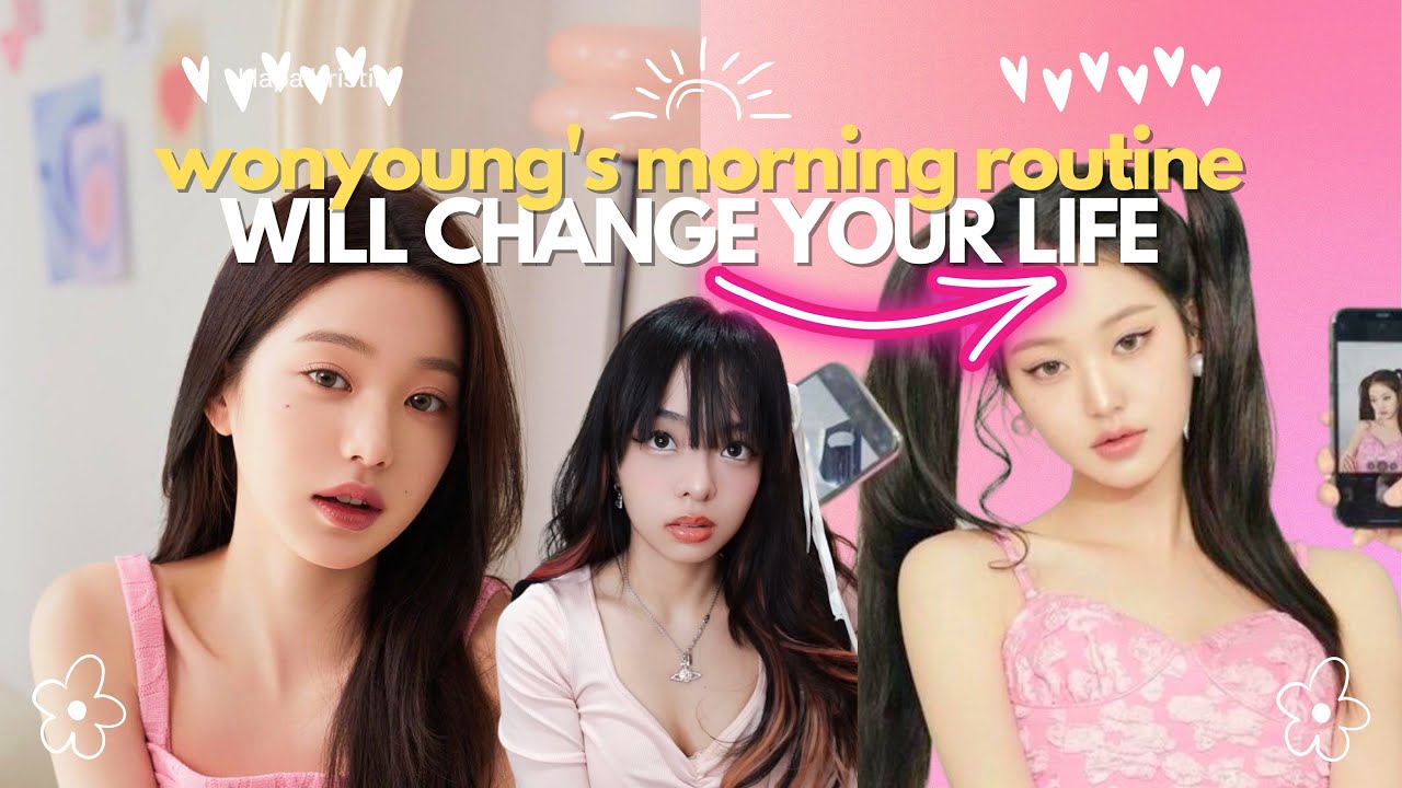 THIS morning routine will MAKE YOU PRODUCTIVE 🎀🍓wonyoung diet pilates motivation