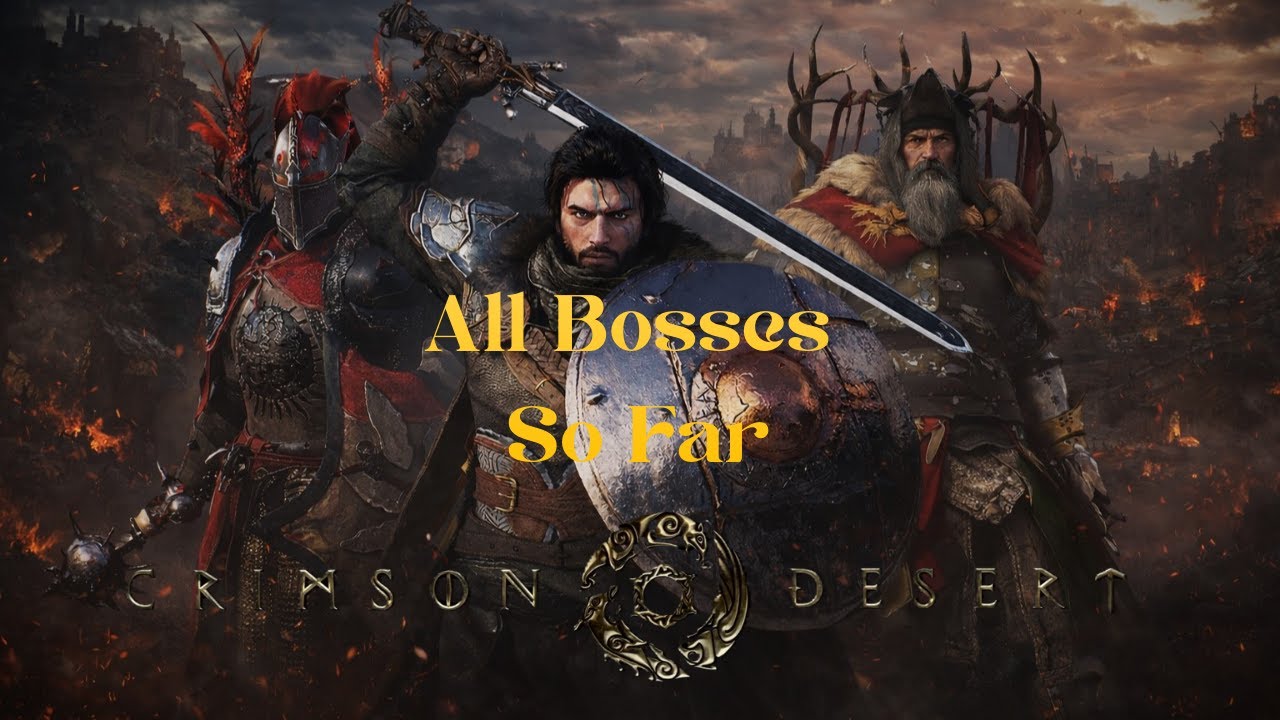 Crimson Desert -- All Boss Fights Compilation -- ALL Boss Fights Shown So Far
