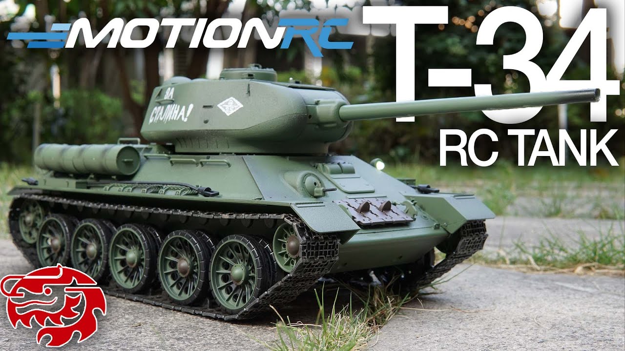 Обзор радиоуправляемого танка Heng Long T-34 | Motion RC