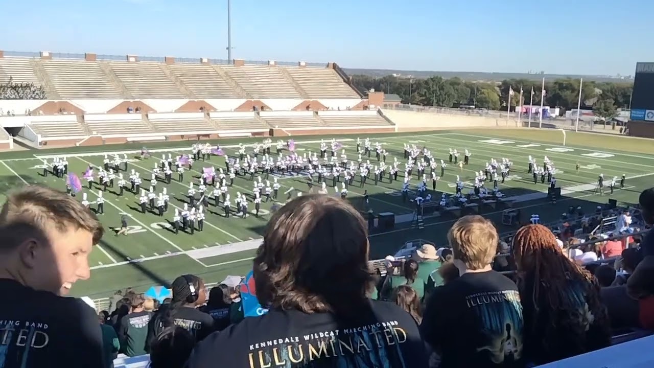 TCU marching band performance