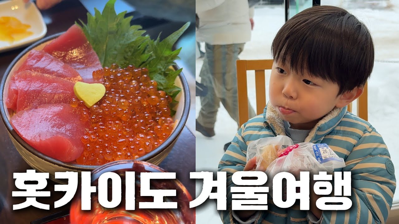 일본인 아내, 아기와 삿포로·오타루 다녀왔습니다 (ft. 미친 카이센동)