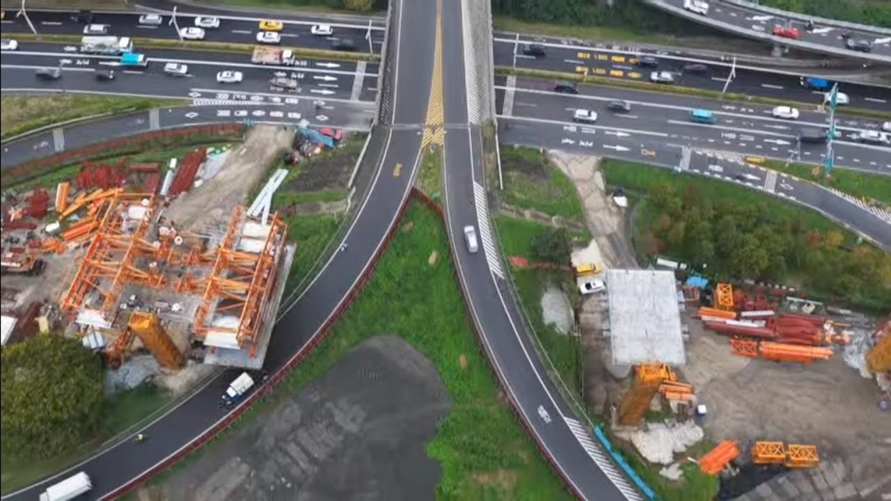 2025.12.31  淡北道路 關渡高架橋區施工 概況觀察 空拍 LIVE 直播