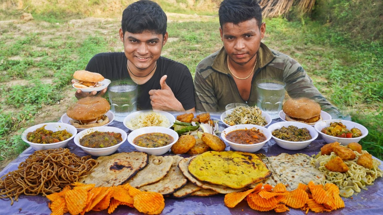 10,000 Calorie Street Fast Food Eating Challenge | Massive Food Combo Eating | Eating Challenge