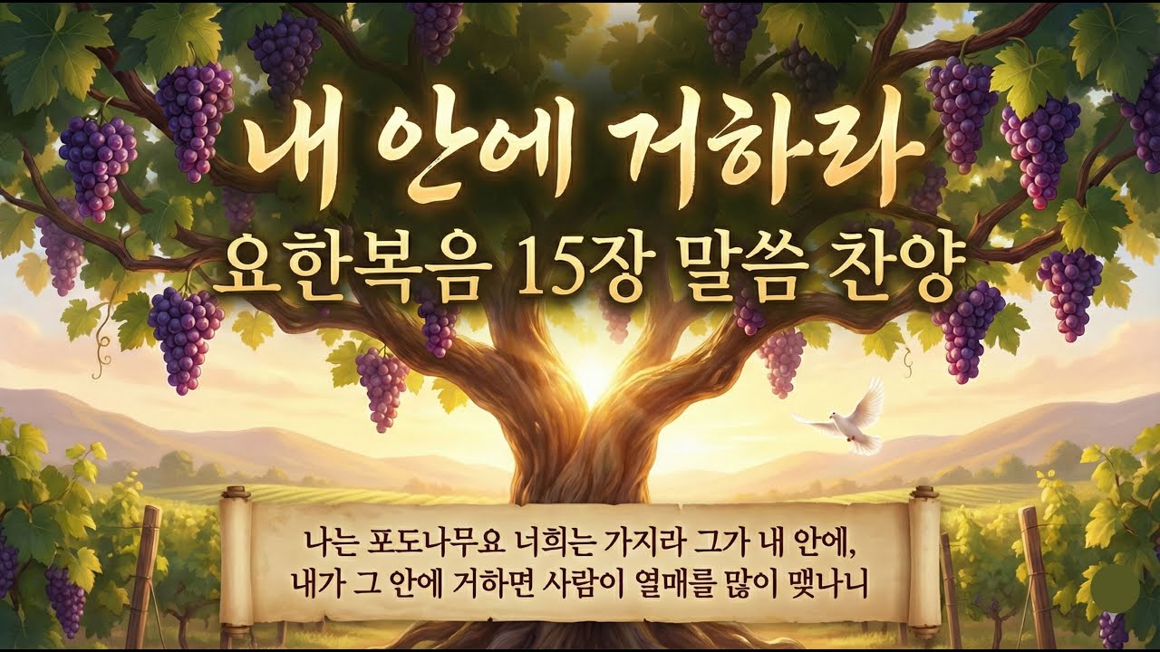 [노래로 성경 듣기] - 노래로 묵상하는 요한복음 15장  / Audio Bible / John Chapter 15/