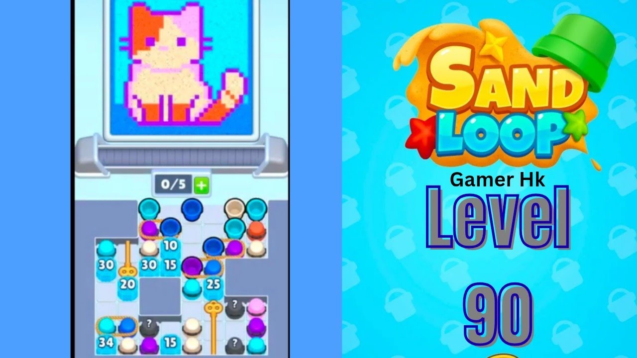 Sand Loop Level 90 Super Hard level Walkthrough Solution 