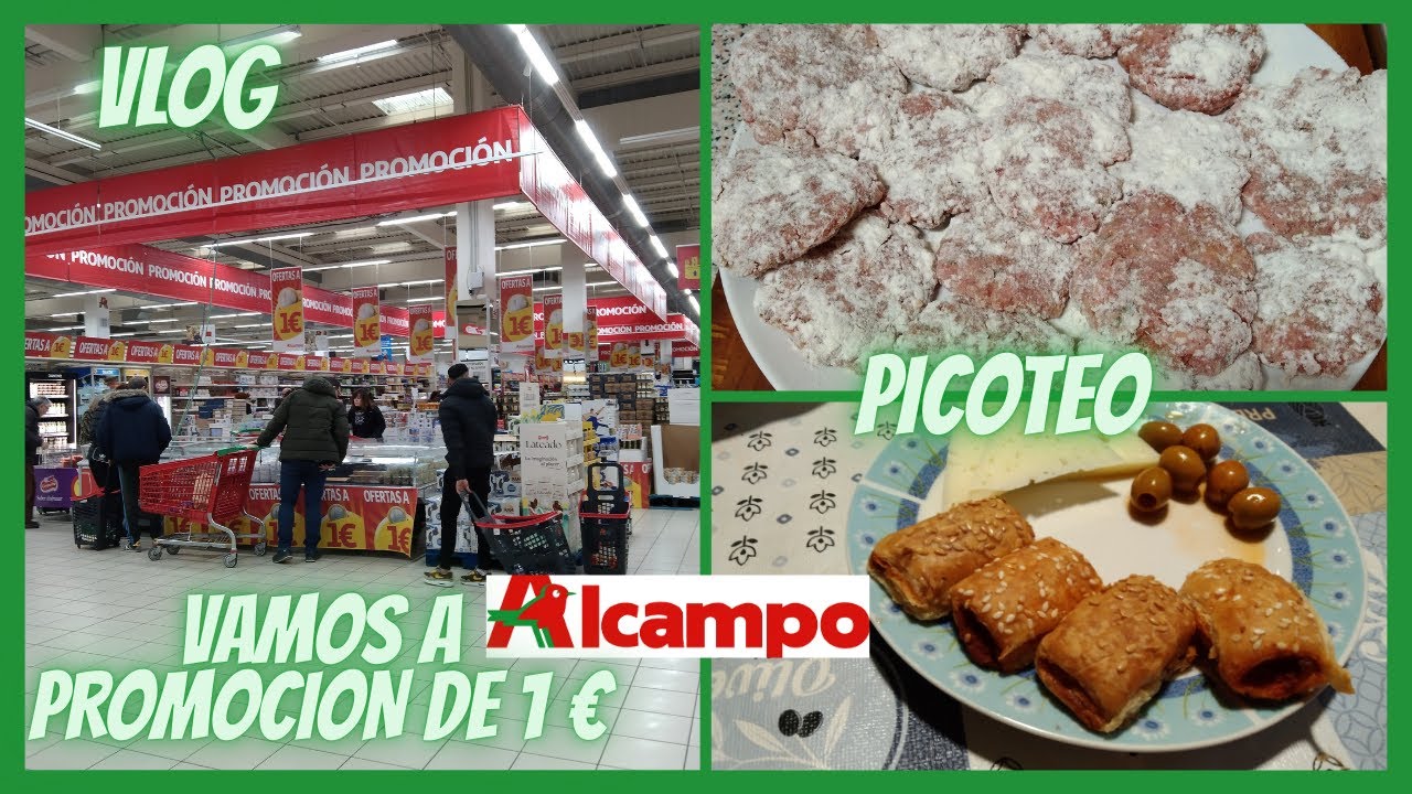 VLOG VAMOS A COMPRAR A LA PROMOCION DE 1 €