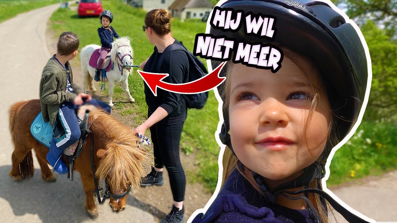 PIP GAAT MET EEN ECHTE PONY OP STAP !