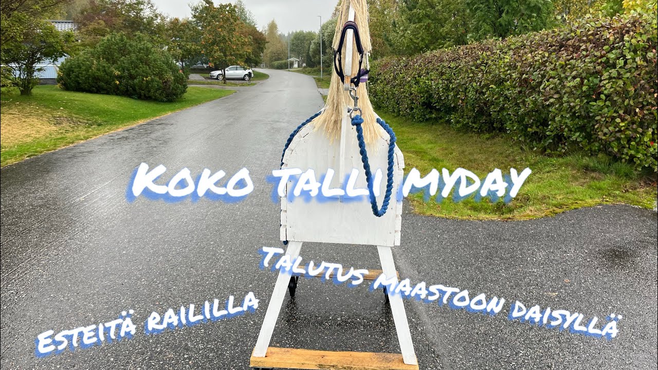 Koko talli myday #puuhevonen #puuponi  #woodenhorse 