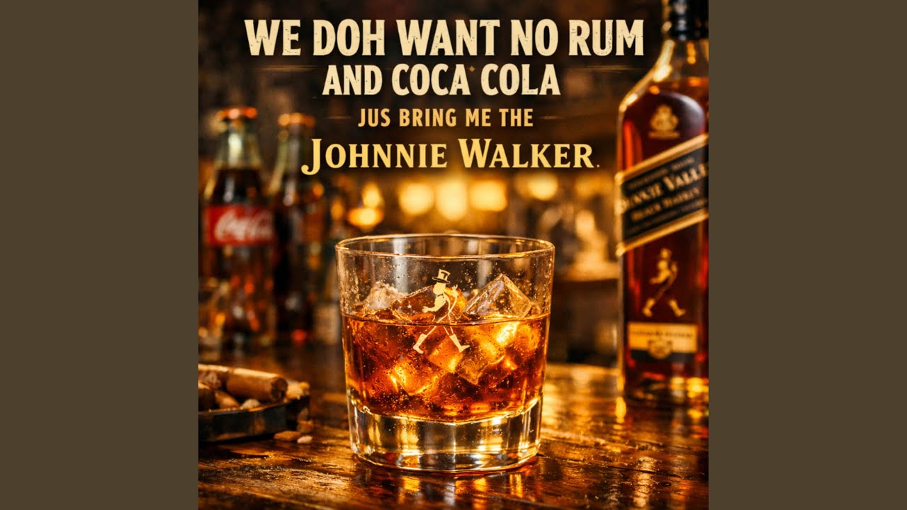 We Doh Wah No Rum and Coca Cola Jus Bring me the Johnnie Walker