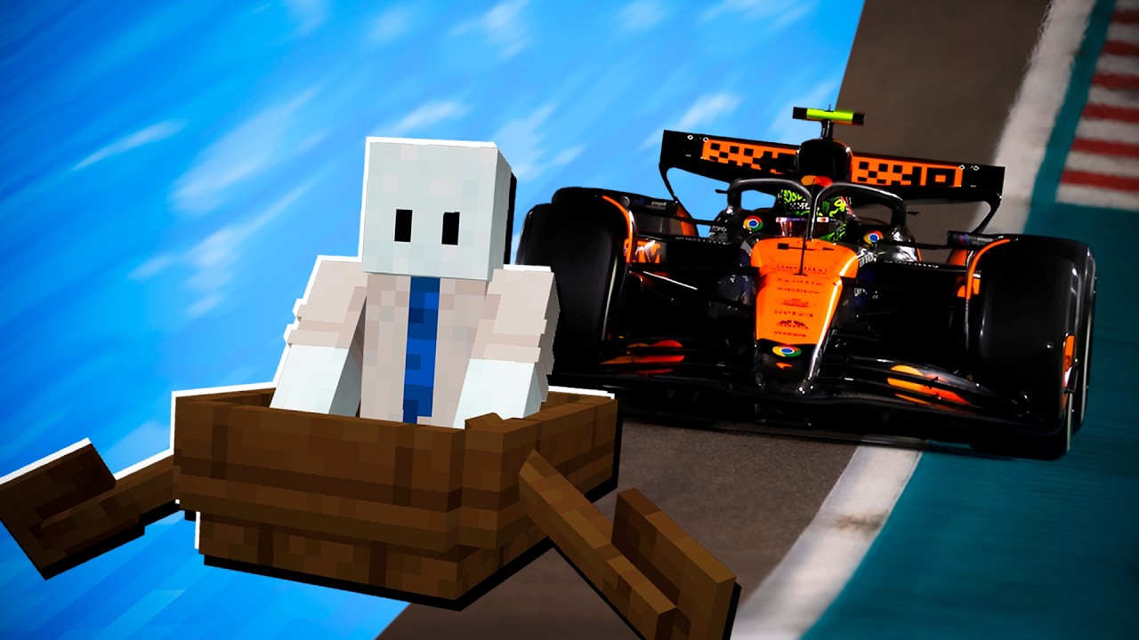 CORRENDO contra os MELHORES da Formula 1 no Minecraft (Formula Craft 1 - Abu Dhabi)