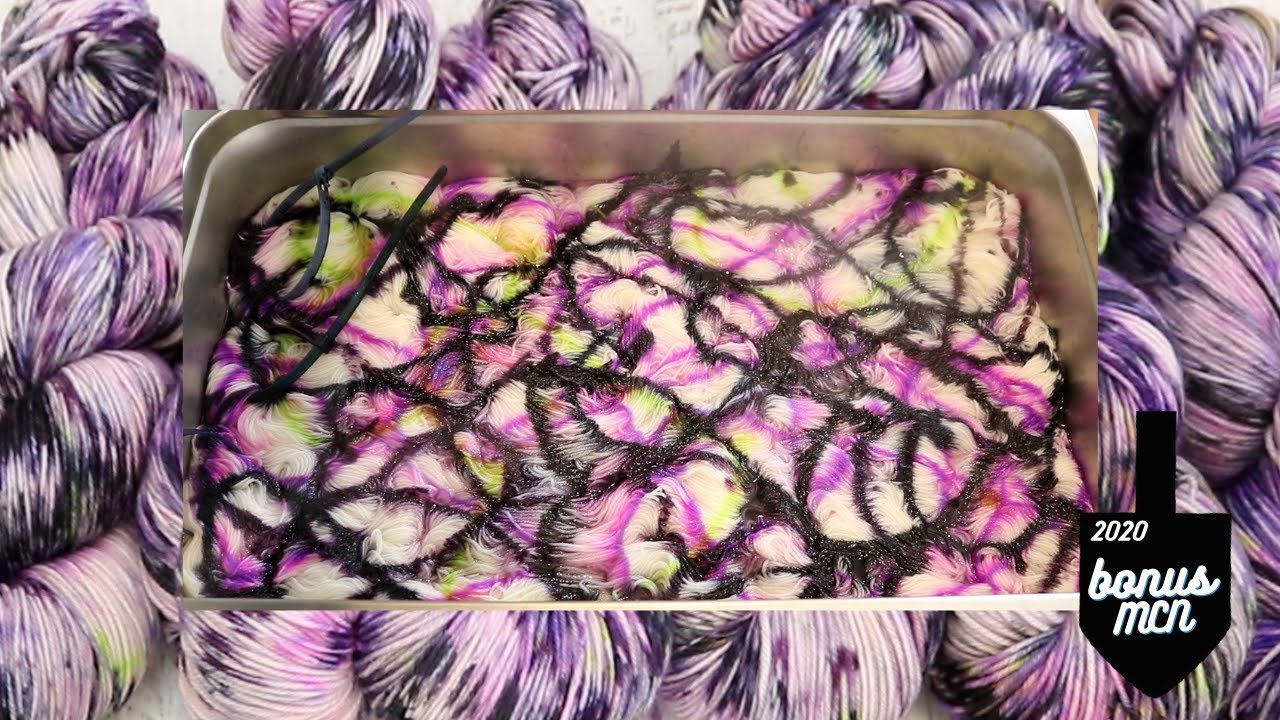 Planning and Dyeing the 2020 Chanukah Superwash MCN Yarn (2020 ChemKnits Chanukah Bonus!)