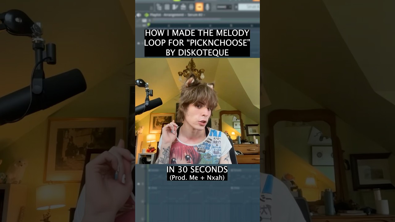 HOW I MADE THE MELODY LOOP FOR “PICKNCHOOSE” BY DISKOTEQUE (IN 30 SECONDS)🔭🔭🔭