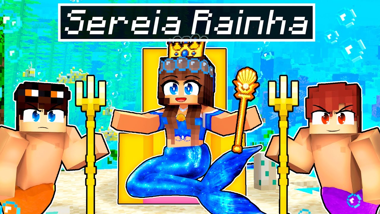 MIIKA virou RAINHA das SEREIAS no Minecraft ◂Miika▸