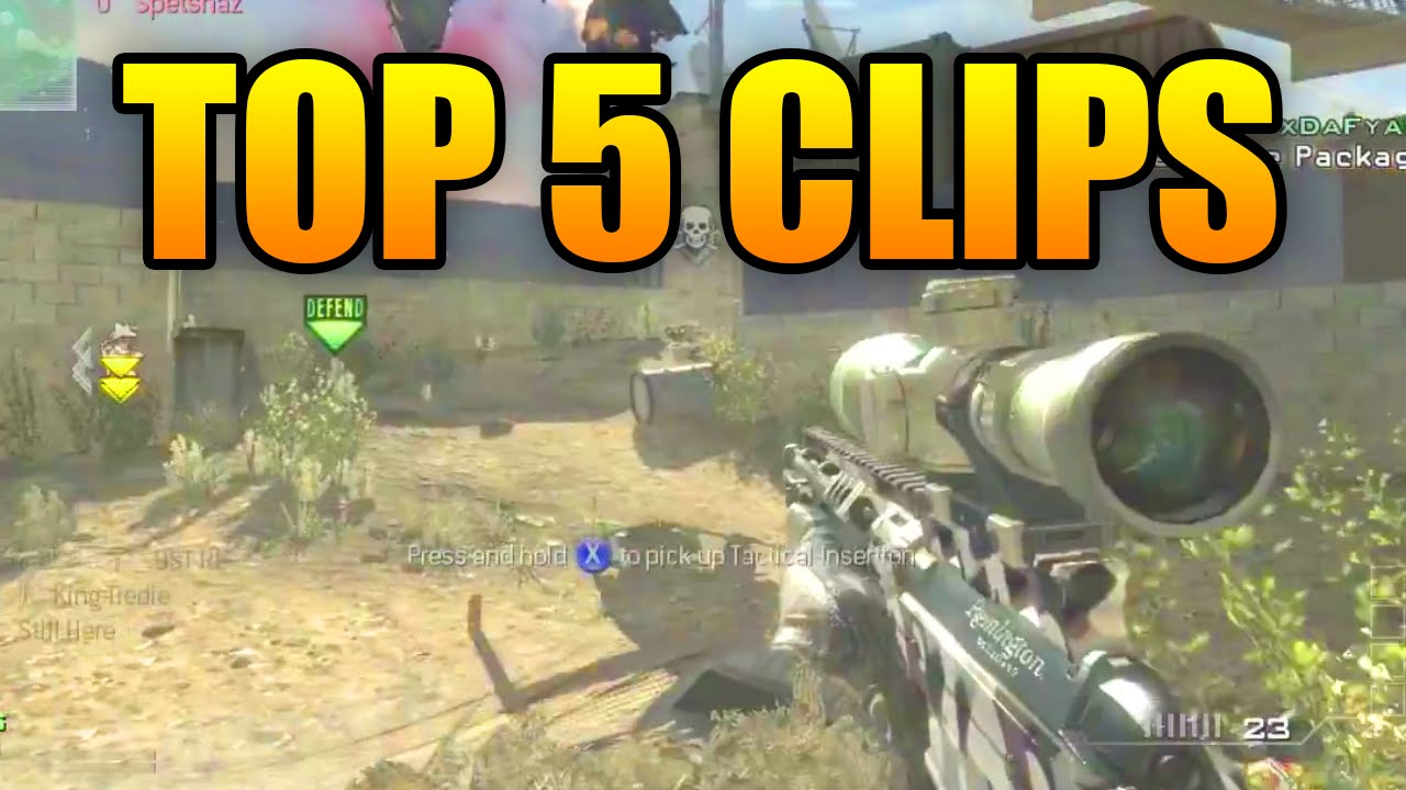 Top 5 Clips of The Week - Sick 5 On Screen Headshot!