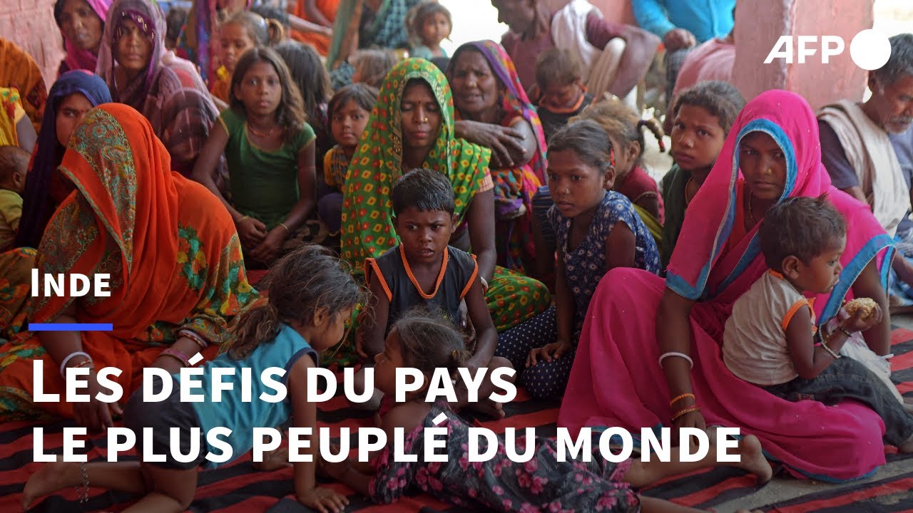 Inde: les défis du pays le plus peuplé du monde | AFP Reportage